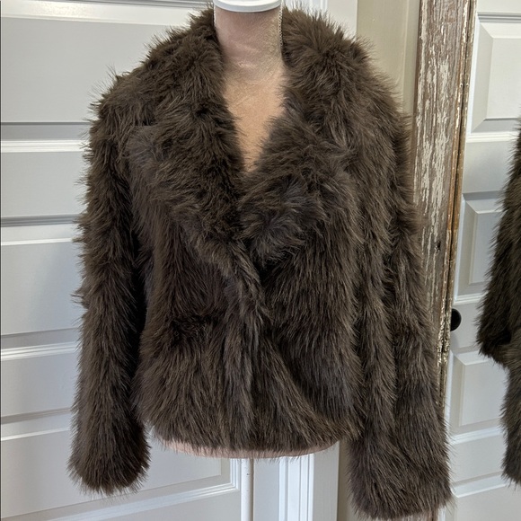 HYFVE Jackets & Blazers - HYFVE Chocolate Teddy Jacket